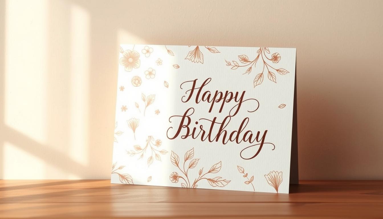 Birthday greeting message