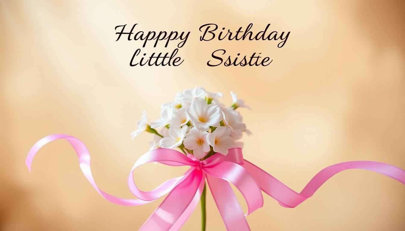 Heart touching birthday wishes for little sister